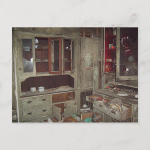 Carte postale de cuisine hantée