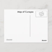 Carte postale de Curacao (Dos)