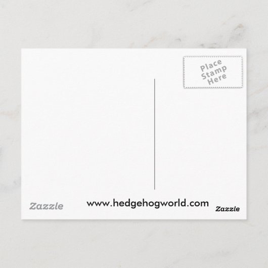 Carte postale de curiosité (Dos)