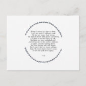 Carte postale de cycle de vie (Devant)