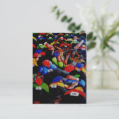 Carte postale de cyclisme Race Crash par Lyn Hurri (Debout devant)