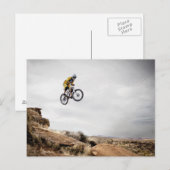 Carte postale de cycliste BMX (Devant / Derrière)