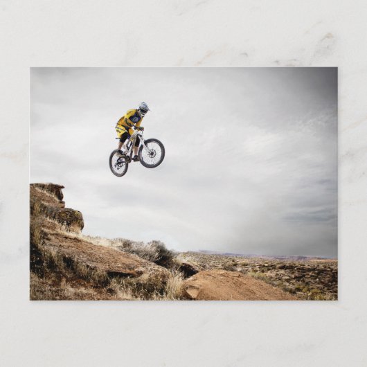 Carte postale de cycliste BMX (Devant)