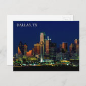 Carte postale de Dallas, Texas (Devant / Derrière)