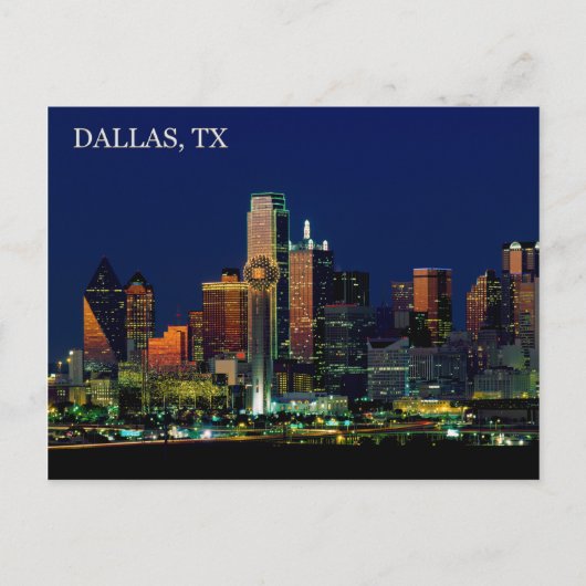 Carte postale de Dallas, Texas (Devant)