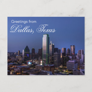 Carte postale de Dallas, Texas