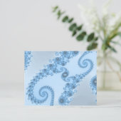 Carte postale de danse bleue (Debout devant)