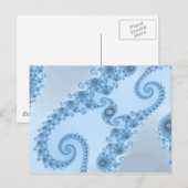 Carte postale de danse bleue (Devant / Derrière)
