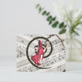 Carte postale de danseur musical (Debout devant)