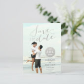 Carte postale de date de sauvegarde de photo de gl (Debout devant)