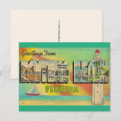 Carte postale de Daytona Beach (Devant / Derrière)