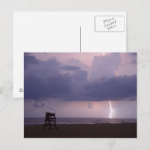 Carte postale de Daytona Beach d'océan de grève de (Devant / Derrière)