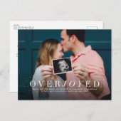 Carte postale de déclaration de grossesse pour les (Devant / Derrière)