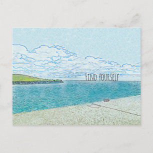 Carte postale de découverte de soi