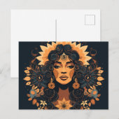 Carte postale de déesse (Devant / Derrière)