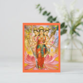 carte postale de déesse (Debout devant)