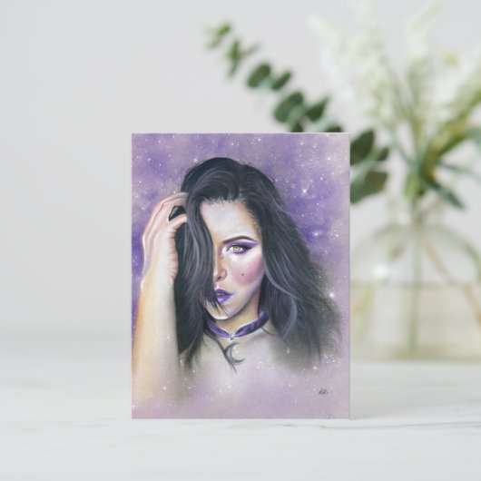 Carte postale de déesse céleste (Debout devant)