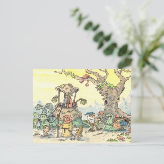 carte postale de défilé de gnome (Debout devant)