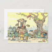 carte postale de défilé de gnome (Devant / Derrière)