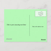 Carte postale de défilé des éléphants (Dos)