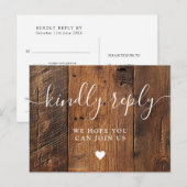 Carte postale de demande de chanson boho grange en (Devant / Derrière)