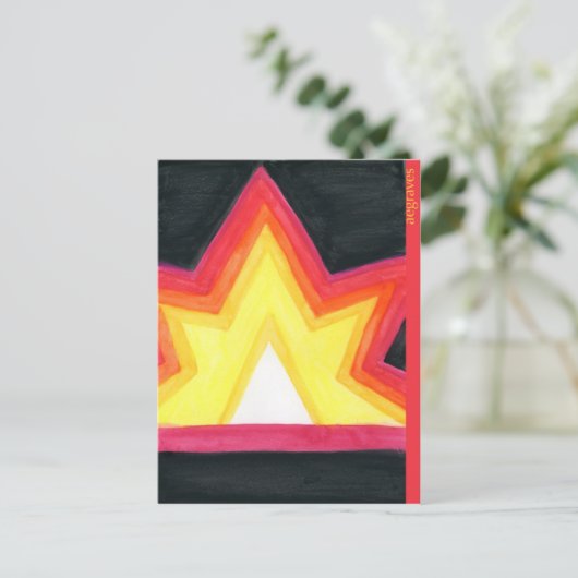 Carte postale de démarrage Crayon (Debout devant)