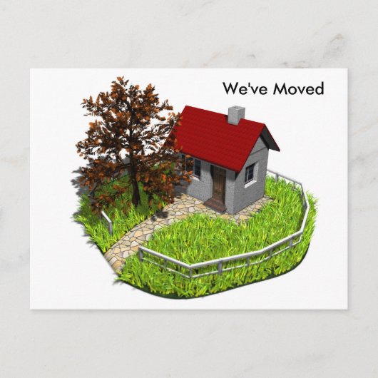 carte postale de déménagement (Devant)