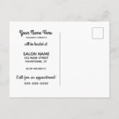 Carte postale de déménagement de salon de thérapie (Dos)