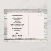Carte postale de déménagement pour une nouvelle ma (Dos)