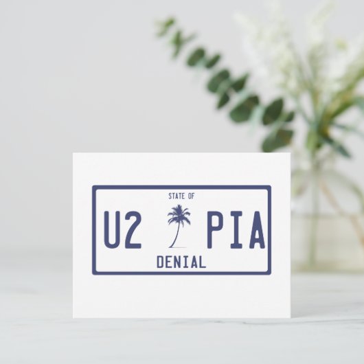 Carte postale de démenti (Debout devant)