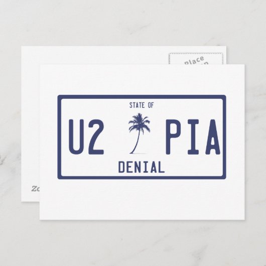 Carte postale de démenti (Devant / Derrière)