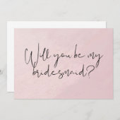 Carte postale de demoiselle d'honneur (Devant / Derrière)