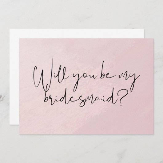 Carte postale de demoiselle d'honneur (Devant / Derrière)