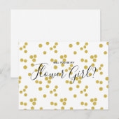 Carte postale de demoiselle d'honneur de mariage e (Devant / Derrière)