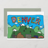 Carte postale de Denver (Devant / Derrière)