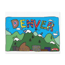 Carte postale de Denver