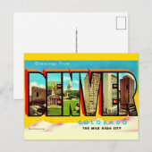 Carte postale de Denver Mile High City (Devant / Derrière)