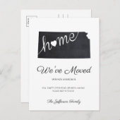 Carte postale de déplacement du tableau de bord du (Devant / Derrière)