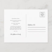 Carte postale de déplacement Iowa Chalkboard State (Dos)