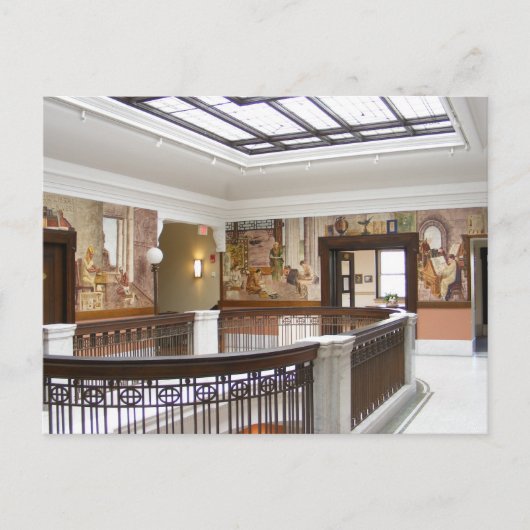 Carte postale de ~ des peintures murales 9 de WPA (Devant)