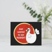 Carte postale de dessin animé amusant Country Chic (Debout devant)