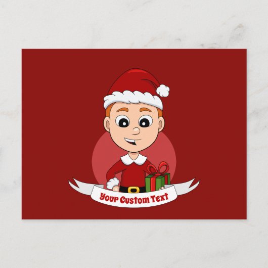 Carte postale de dessin animé de Noël (Devant)