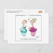 Carte postale de dessin animé "Guimauve" par April (Devant / Derrière)