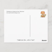 Carte postale de dessin animé "Guimauve" par April (Dos)