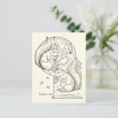 Carte postale de dessin d'illustration de vieux éc (Debout devant)