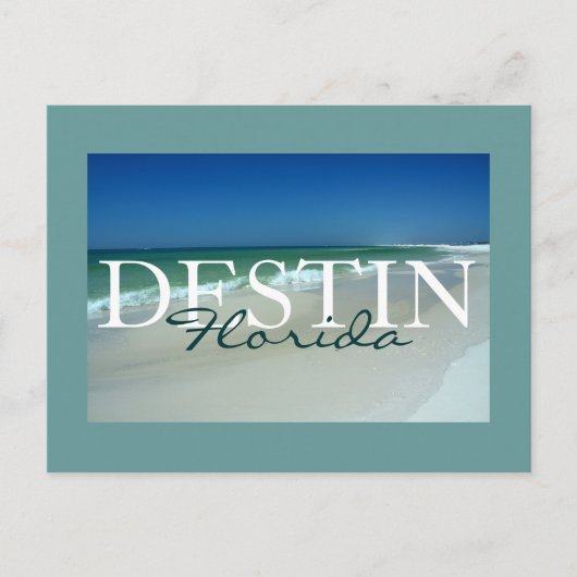 Carte postale de Destin, Floride emmêlée (Devant)
