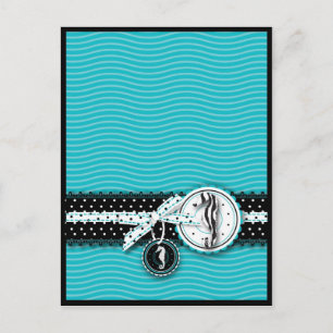 Carte postale de détection des chevaux de mer II