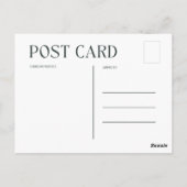 Carte postale de Détroit (Dos)