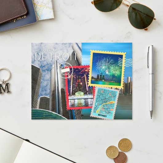 Carte postale de Détroit