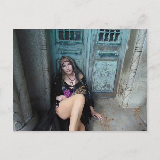 Carte postale de deuil d'étoile de Vamplified (Devant)